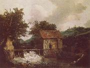 Two Watemills and an Open Sluice near Singraven Jacob van Ruisdael